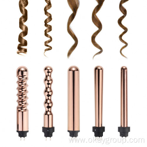 Hair Curling Wand 5P Hair Curler Set